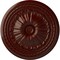 Ekena Millwork Alexa Ceiling Medallion (Fits Canopies up to 2 7/8"), 20 1/2"OD x 1 7/8"P, Brushed Mahogany CM20ALBMF - alternate 1